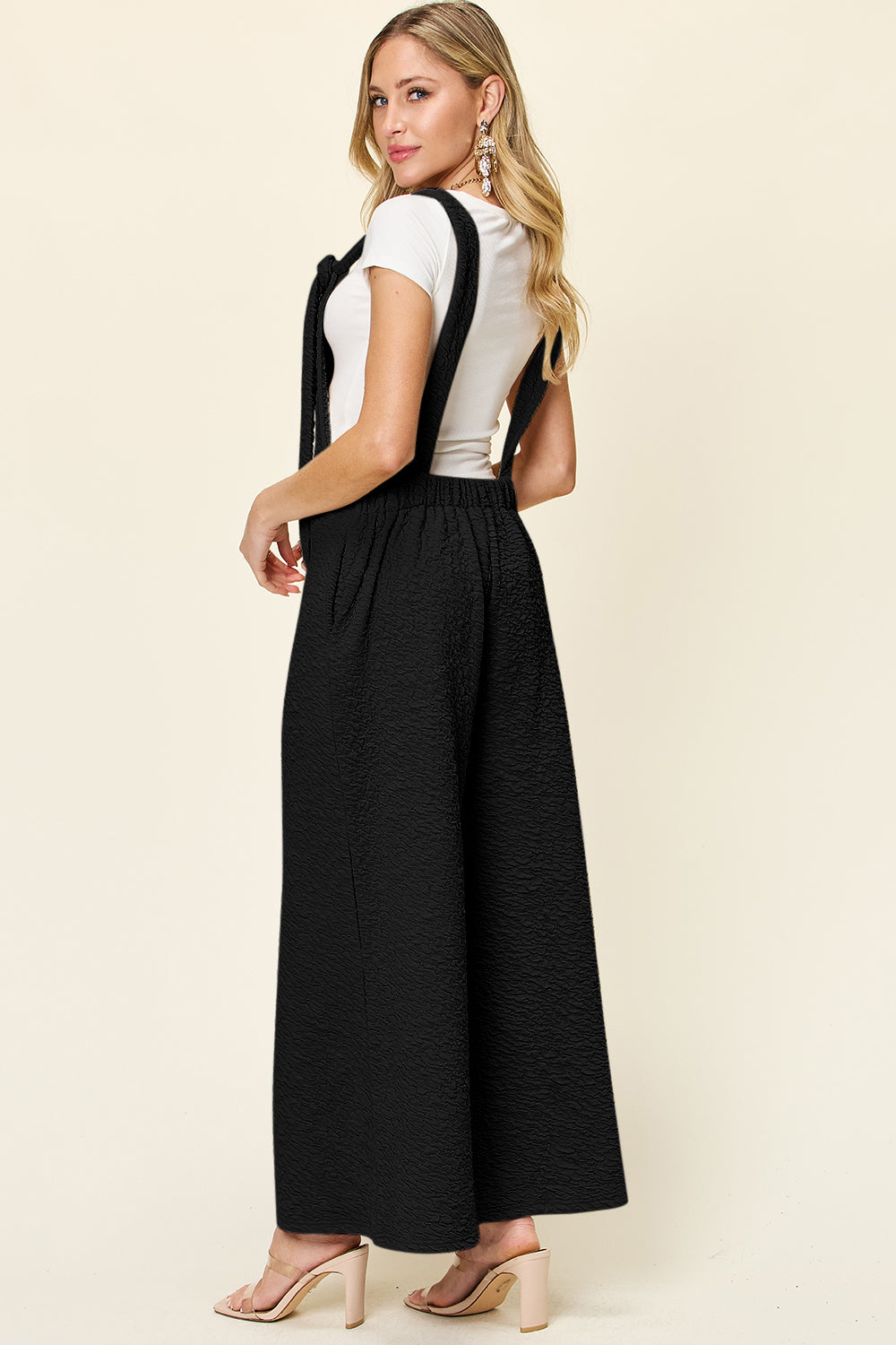 Double Take Full Size Sleeveless Wide Leg Jumpsuit - Premium Bodysuits from 5th & Barnett Online Boutique - Just $29.99! Shop now at 5th & Barnett Online Boutique