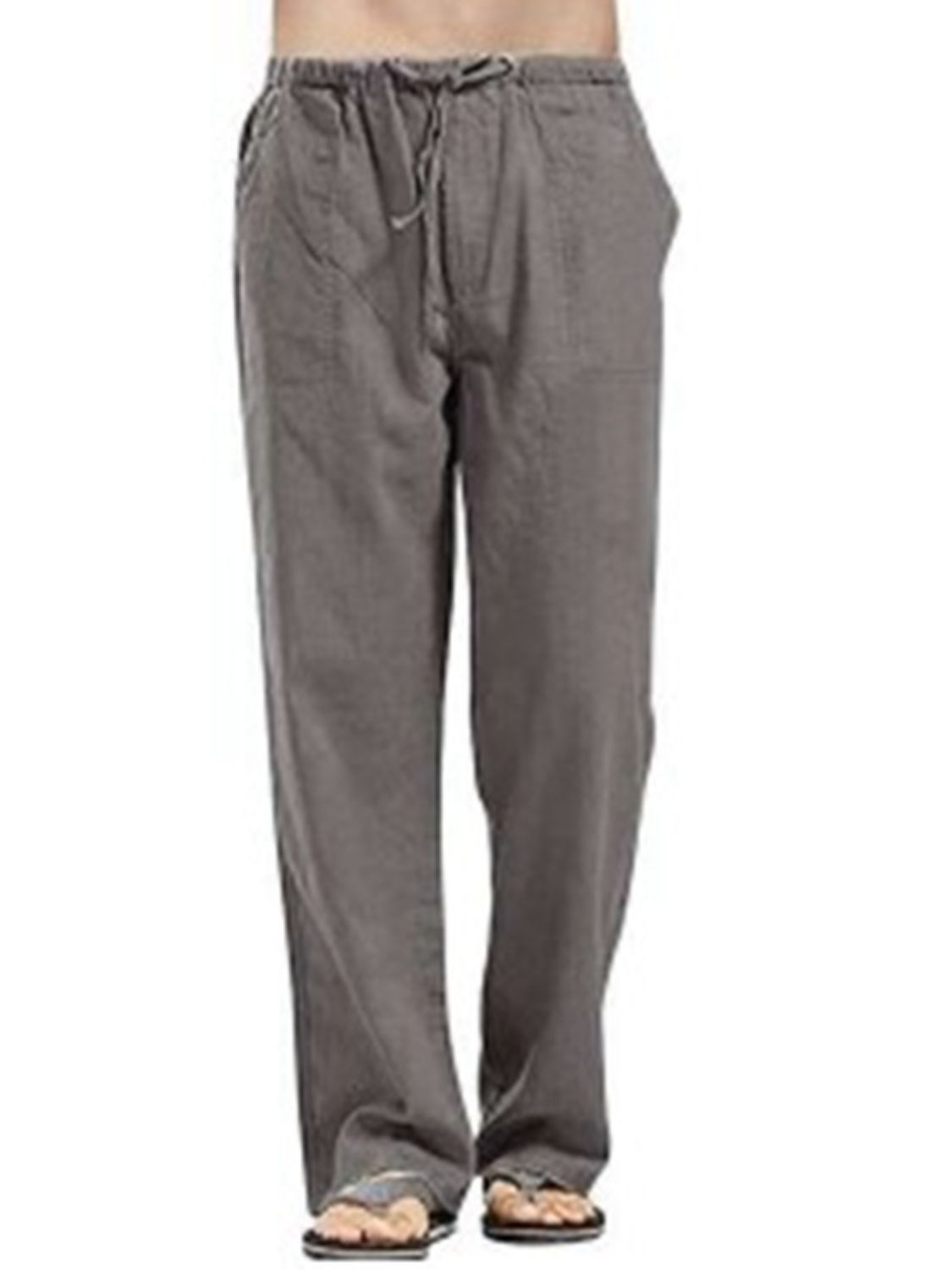 Men's Full Size Drawsting Straight Leg Pants Plus Size - Premium from Trendsi - Just $0! Shop now at 5th & Barnett Online Boutique