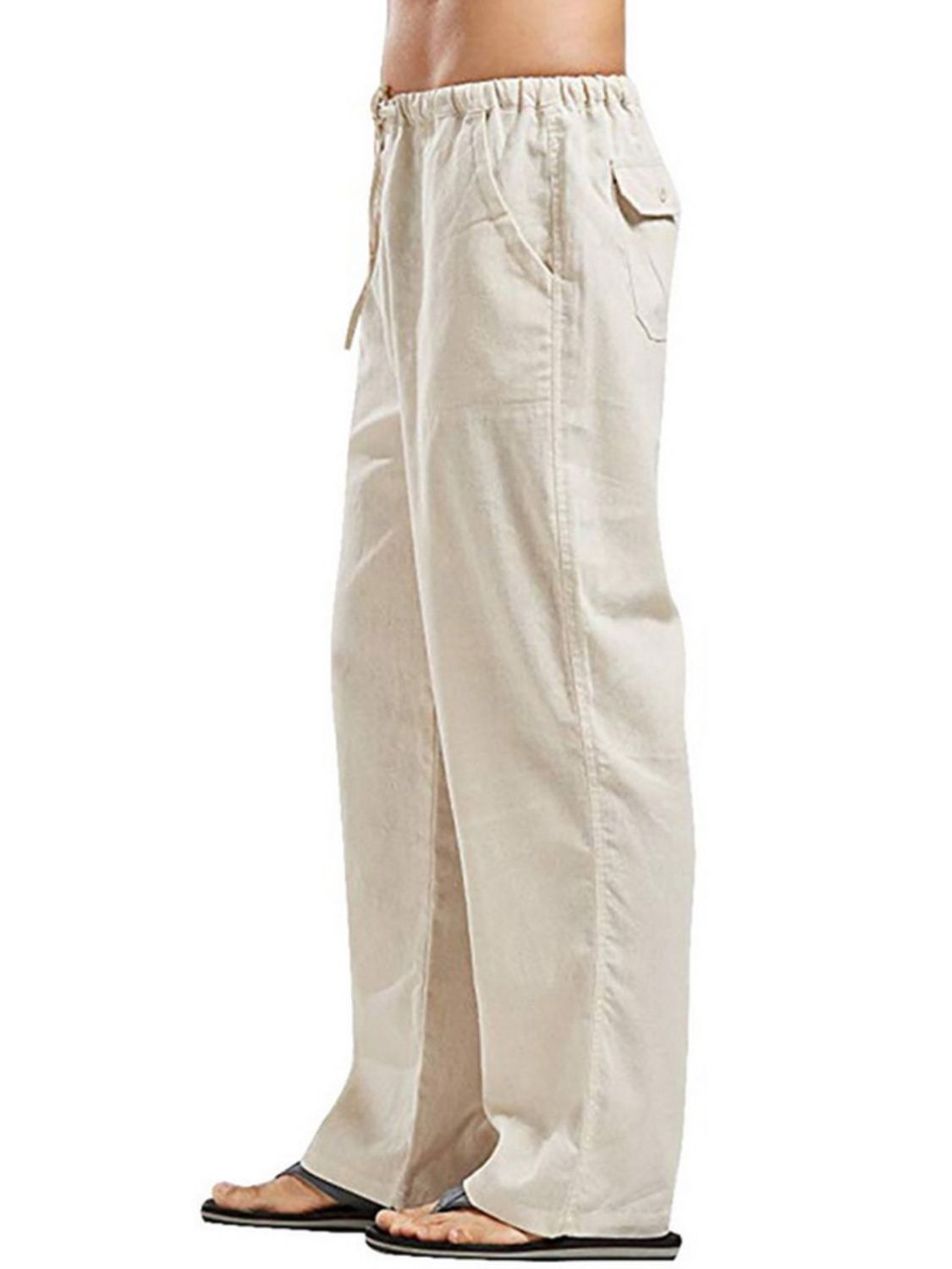 Men's Full Size Drawsting Straight Leg Pants Plus Size - Premium from Trendsi - Just $0! Shop now at 5th & Barnett Online Boutique