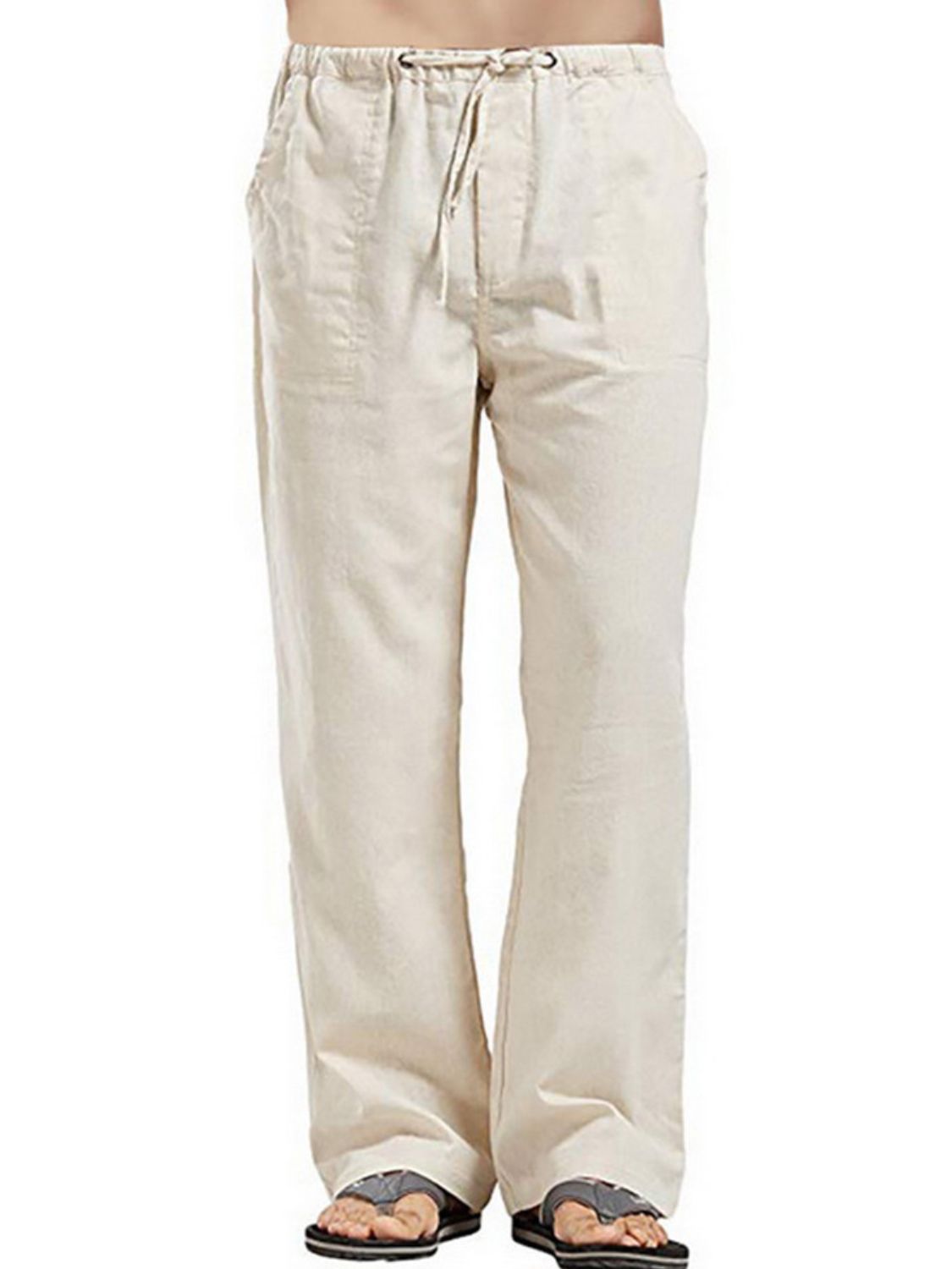 Men's Full Size Drawsting Straight Leg Pants Plus Size - Premium from Trendsi - Just $0! Shop now at 5th & Barnett Online Boutique