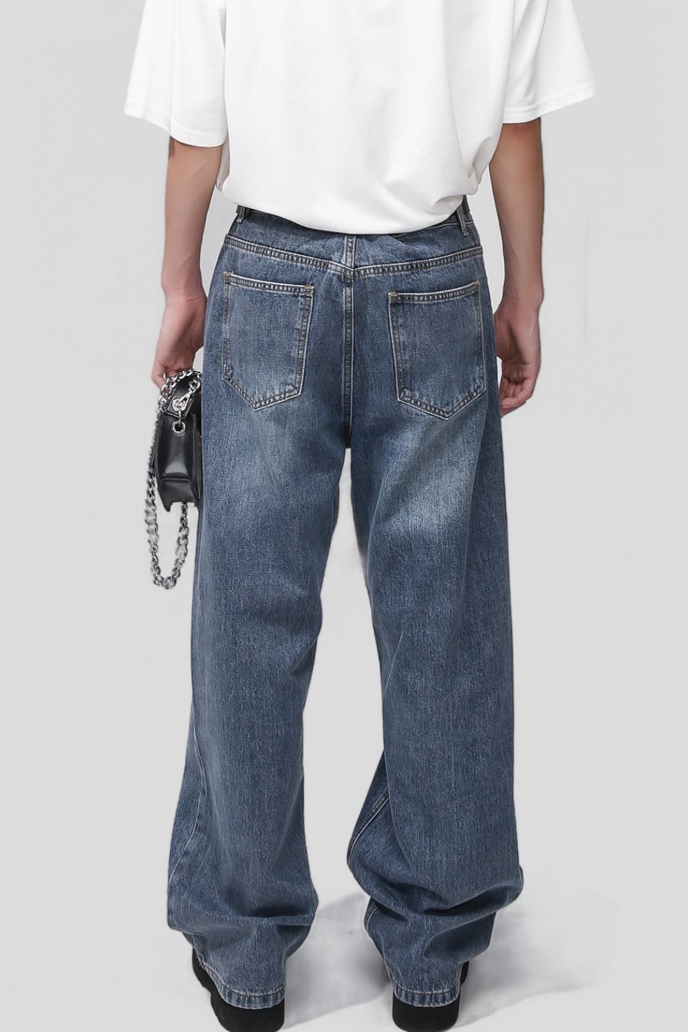 Mid Rise Waist Jeans with Pockets - Premium from Trendsi - Just $0! Shop now at 5th & Barnett Online Boutique