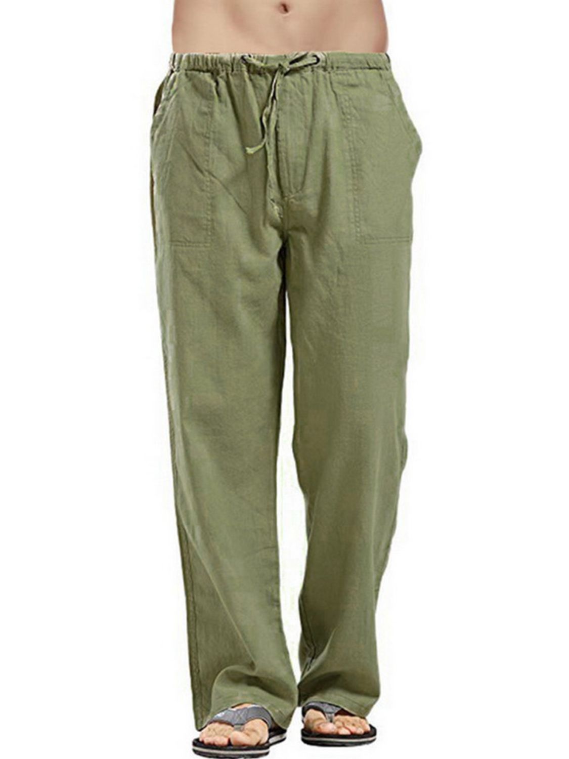 Men's Full Size Drawsting Straight Leg Pants Plus Size - Premium from Trendsi - Just $0! Shop now at 5th & Barnett Online Boutique