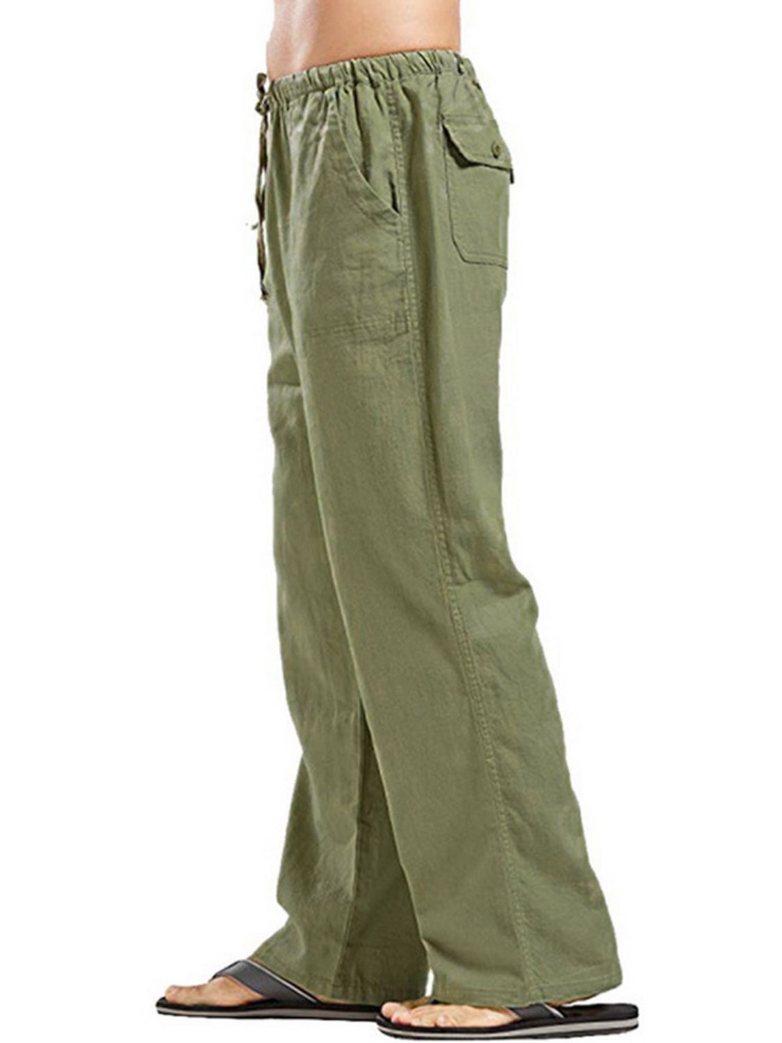 Men's Full Size Drawsting Straight Leg Pants Plus Size - Premium from Trendsi - Just $0! Shop now at 5th & Barnett Online Boutique