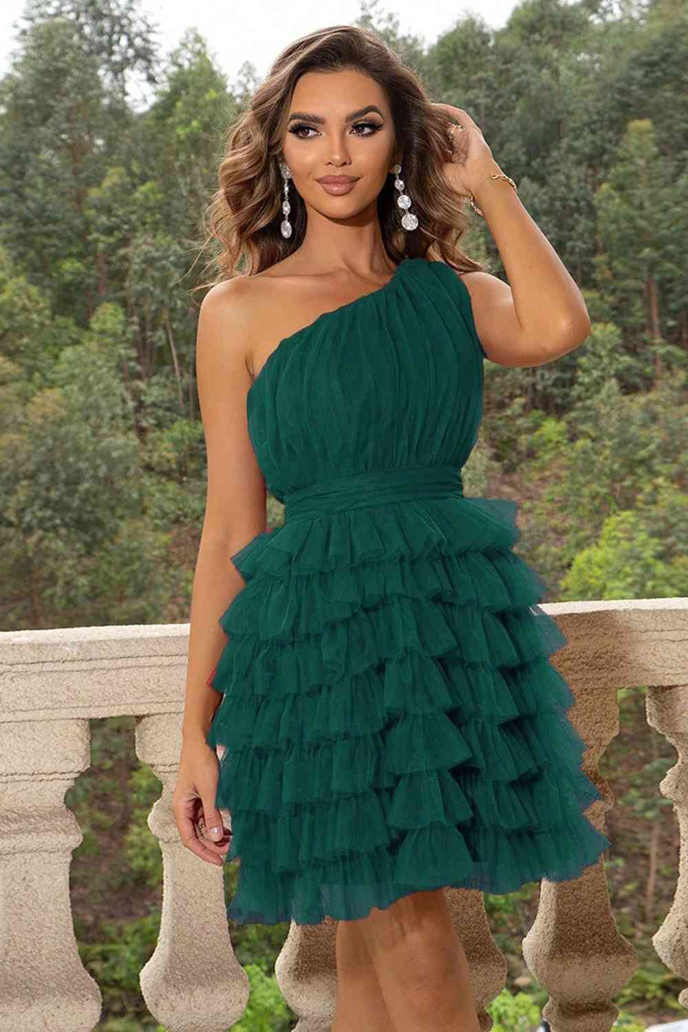 One-Shoulder Sleeveless Dress - Premium Other from 5th & Barnett Creative Fashions - Just $45.99! Shop now at 5th & Barnett Creative Fashions