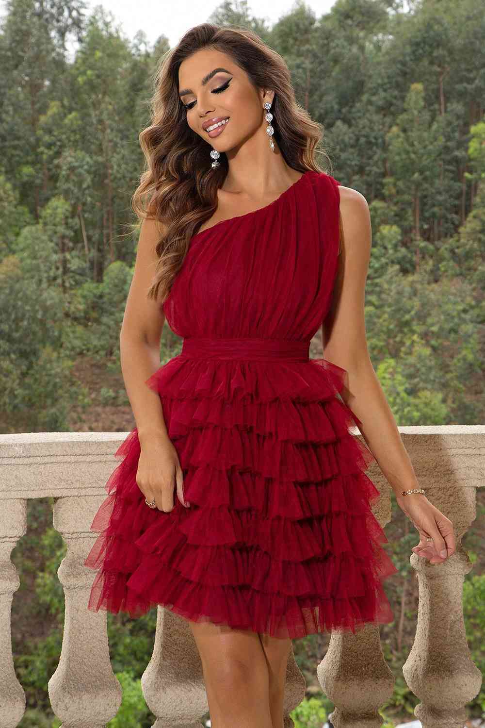 One-Shoulder Sleeveless Dress - Premium Other from 5th & Barnett Creative Fashions - Just $45.99! Shop now at 5th & Barnett Creative Fashions