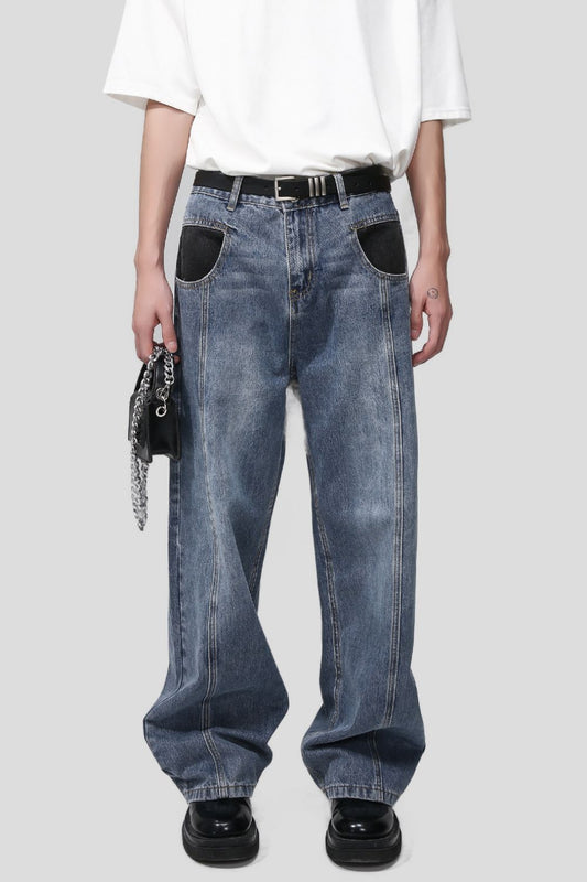 Mid Rise Waist Jeans with Pockets - Premium  from Trendsi - Just $0! Shop now at 5th & Barnett Online Boutique 