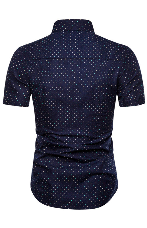 Men's Summer Fashion Short Sleeve Printed Shirt - Premium Men's Clothing from 5th & Barnett Creative Fashions - Just $45.99! Shop now at 5th & Barnett Creative Fashions 