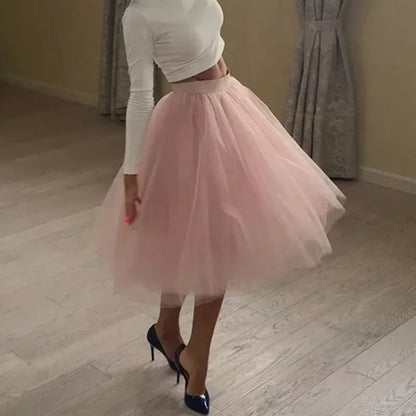 5 Layers Fashion Tulle Skirt - Premium  from 5th & Barnett Creative Fashions - Just $18.99! Shop now at 5th & Barnett Online Boutique 