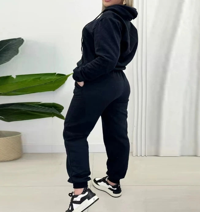 Oversized Womens Hoodie and Jogger Set with Pockets - Premium Activewear from 5th & Barnett Online Boutique - Just $32.99! Shop now at 5th & Barnett Online Boutique 