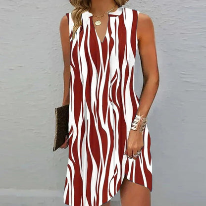 Solid Regular fit V-Neck Bohemian Mini Dress - Premium Dresses from 5th & Barnett Creative Fashions  - Just $18.99! Shop now at 5th & Barnett Creative Fashions 