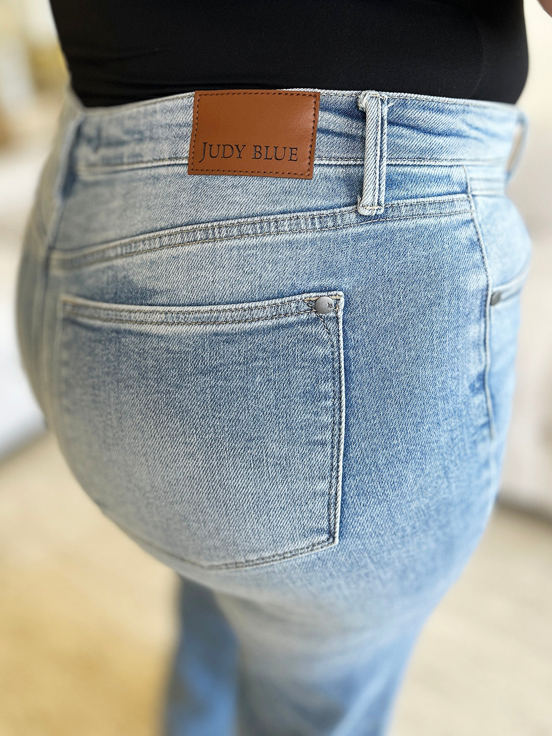 Judy Blue  High Waist Wide Leg Jeans - Premium Jeans from 5th & Barnett Online Boutique - Just $46.99! Shop now at 5th & Barnett Online Boutique 