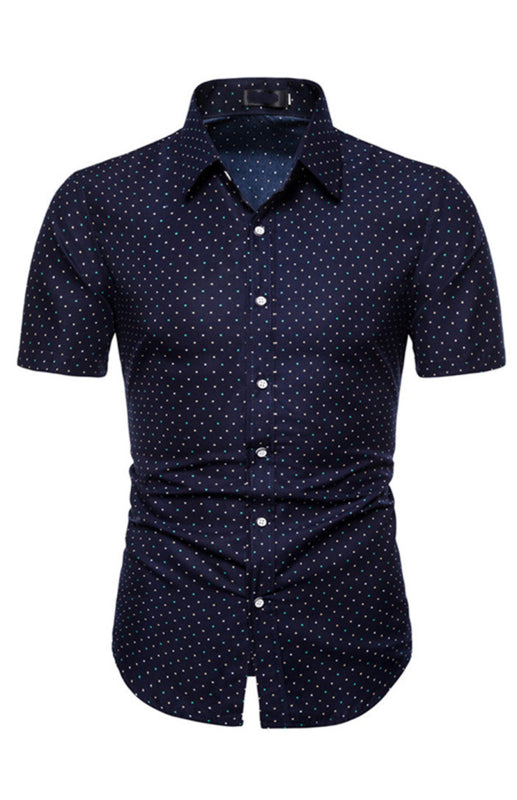 Men's Summer Fashion Short Sleeve Printed Shirt - Premium Men's Clothing from 5th & Barnett Creative Fashions - Just $45.99! Shop now at 5th & Barnett Creative Fashions 