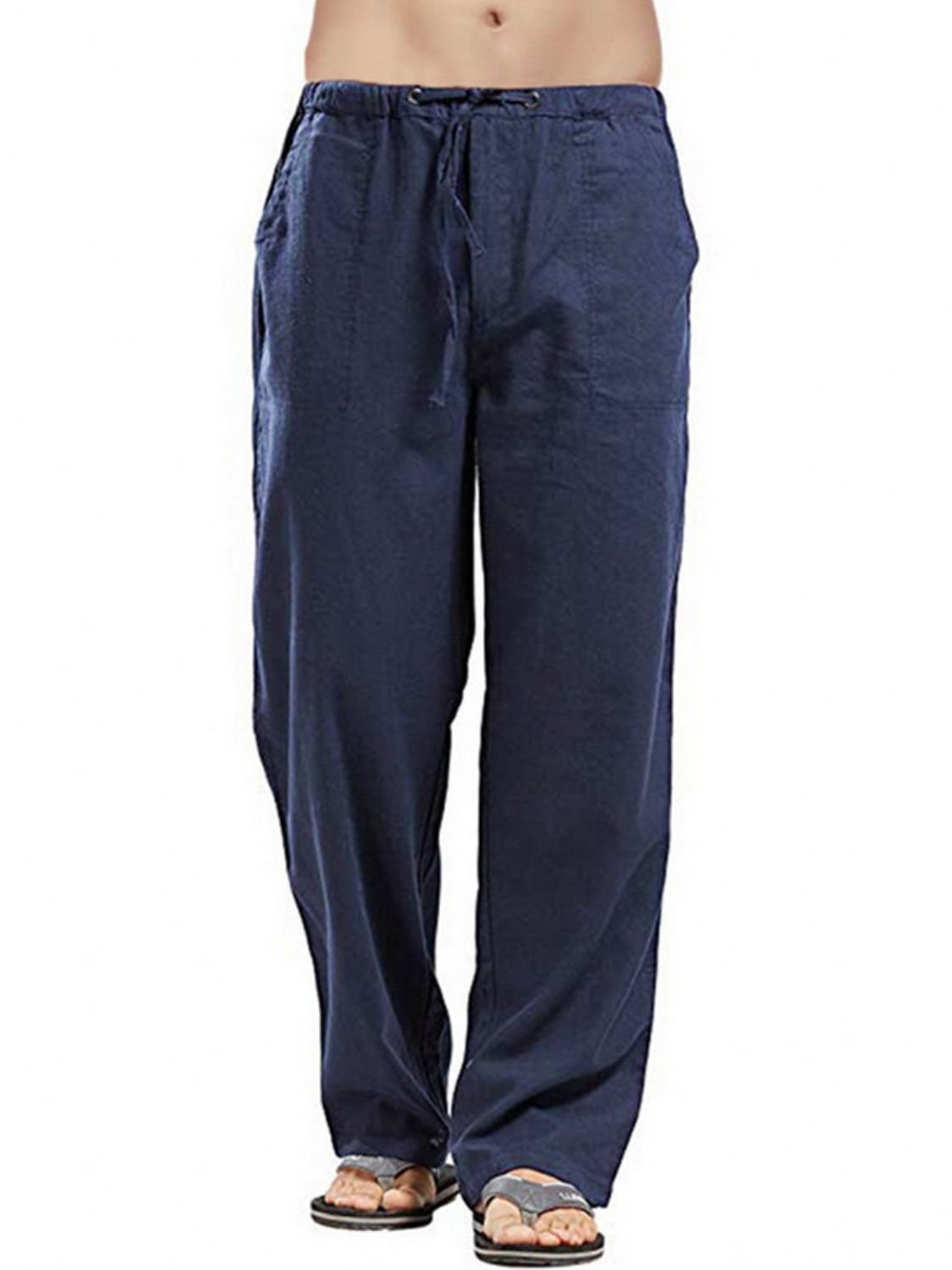Men's Full Size Drawsting Straight Leg Pants Plus Size - Premium  from Trendsi - Just $0! Shop now at 5th & Barnett Online Boutique 