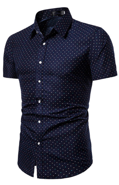 Men's Summer Fashion Short Sleeve Printed Shirt - Premium Men's Clothing from 5th & Barnett Creative Fashions - Just $45.99! Shop now at 5th & Barnett Creative Fashions 