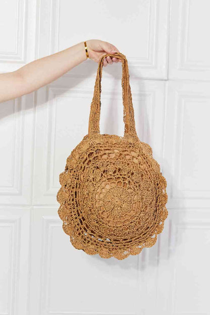 Justin Taylor Brunch Time Straw Rattan Handbag - Premium  from 5th & Barnett Creative Fashions - Just $42.99! Shop now at 5th & Barnett Creative Fashions 