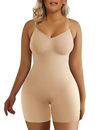 SHAPERX Bodysuit for Women Tummy Control Shapewear Seamless Sculpting Thong Body Shaper Tank Top,SZ5215-Black-S/M - Premium Lingerie & Underwear from 5th & Barnett Creative Fashions - Just $35.99! Shop now at 5th & Barnett Creative Fashions 