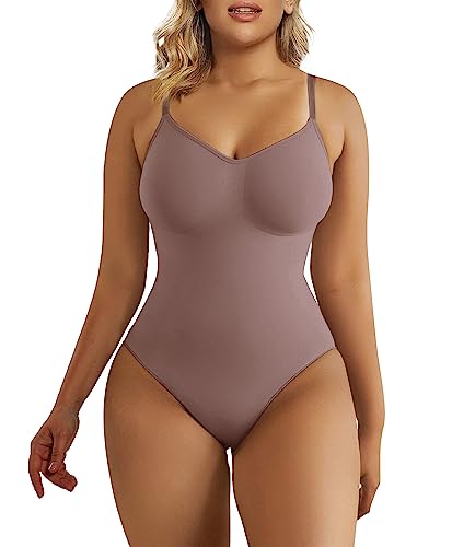 SHAPERX Bodysuit for Women Tummy Control Shapewear Seamless Sculpting Thong Body Shaper Tank Top,SZ5215-Black-S/M - Premium Lingerie & Underwear from 5th & Barnett Creative Fashions - Just $35.99! Shop now at 5th & Barnett Creative Fashions 