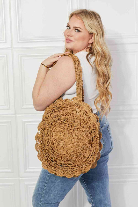 Justin Taylor Brunch Time Straw Rattan Handbag - Premium  from 5th & Barnett Creative Fashions - Just $42.99! Shop now at 5th & Barnett Creative Fashions 