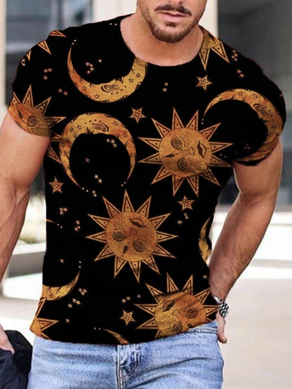 Summer New Men's Fashion Scrawl Harajuku Printed O-Collared T-Shirts - Premium  from 500 products - Just $29.99! Shop now at 5th & Barnett Creative Fashions 