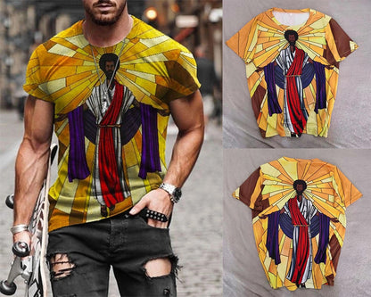 Summer New Men's Fashion Scrawl Harajuku Printed O-Collared T-Shirts - Premium  from 500 products - Just $29.99! Shop now at 5th & Barnett Creative Fashions 