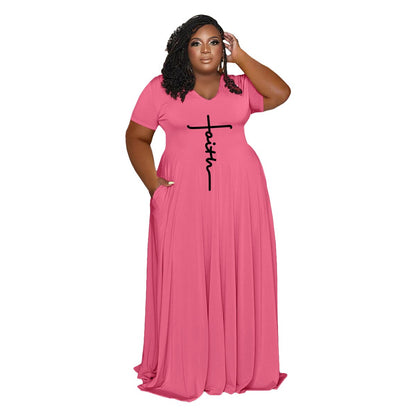 Keeping The Faith Maxi Dress - Premium Women's Clothing from 5th & Barnett Creative Fashions - Just $22.99! Shop now at 5th & Barnett Creative Fashions 