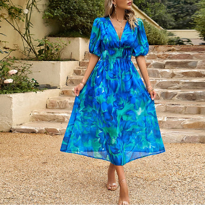 Bonnie Dress in Kasey Rainbow Electric Leopard - Premium  from 500 products - Just $39.99! Shop now at 5th & Barnett Creative Fashions 