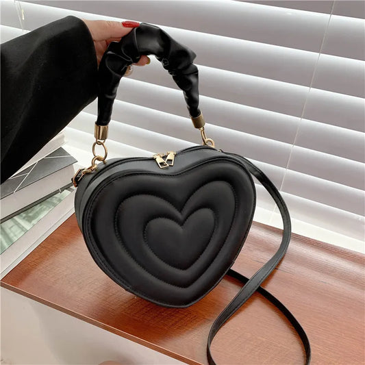 Love Heart Shape Shoulder Bag - Premium Luggage & Bags from 5th & Barnett Creative Fashions - Just $15.99! Shop now at 5th & Barnett Online Boutique 