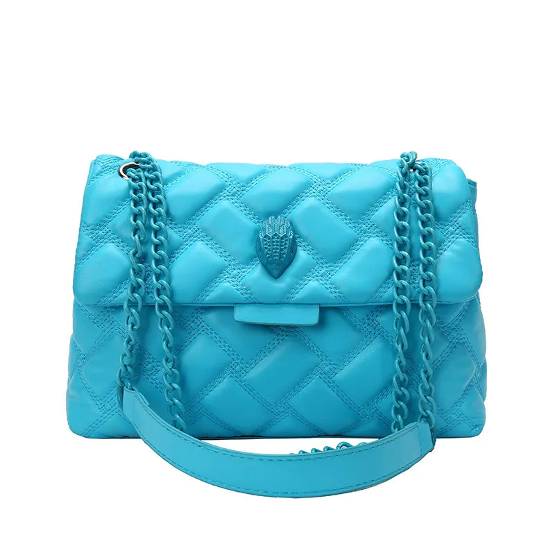 ANNRMYRS Quilted Eagle Metal Shoulder Bag - Premium Luggage & Bags from 5th & Barnett Online Boutique - Just $27.99! Shop now at 5th & Barnett Online Boutique 