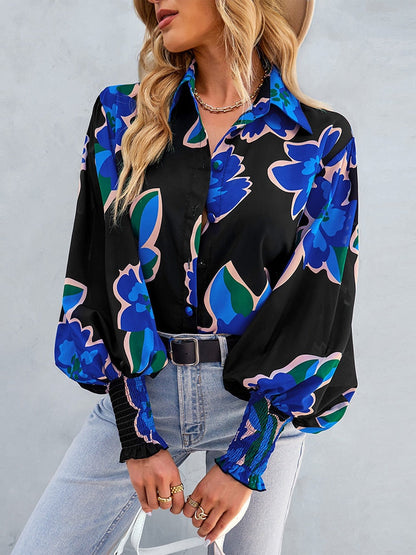 NEW LADIES LONG SLEEVE PRINTED SHIRT - Premium Tops & Blouses from 500 products - Just $29.99! Shop now at 5th & Barnett Creative Fashions 