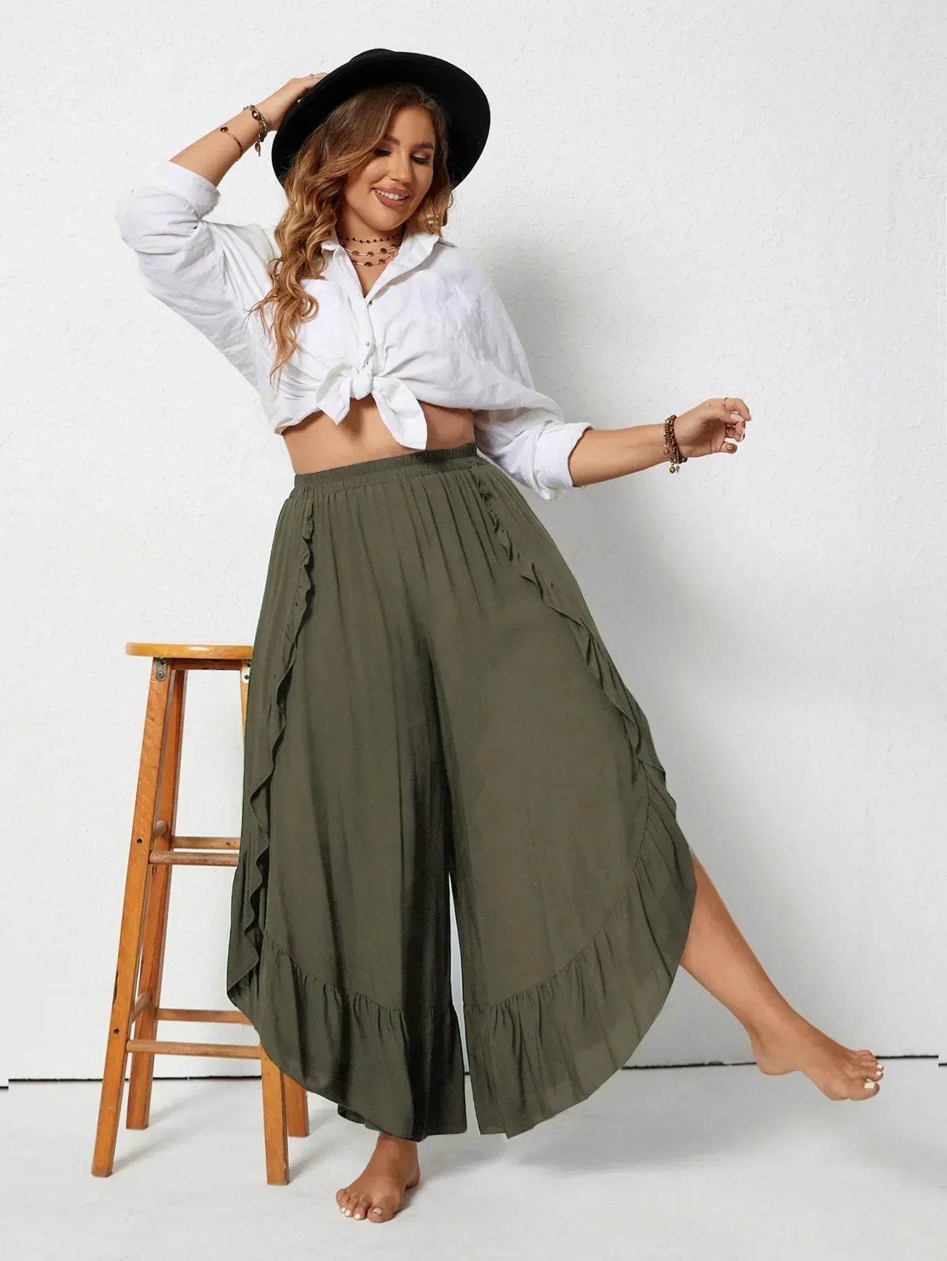 Leisure Loose Dress Pants - Premium Women's Clothing from 5th & Barnett Creative Fashions - Just $19.99! Shop now at 5th & Barnett Online Boutique 