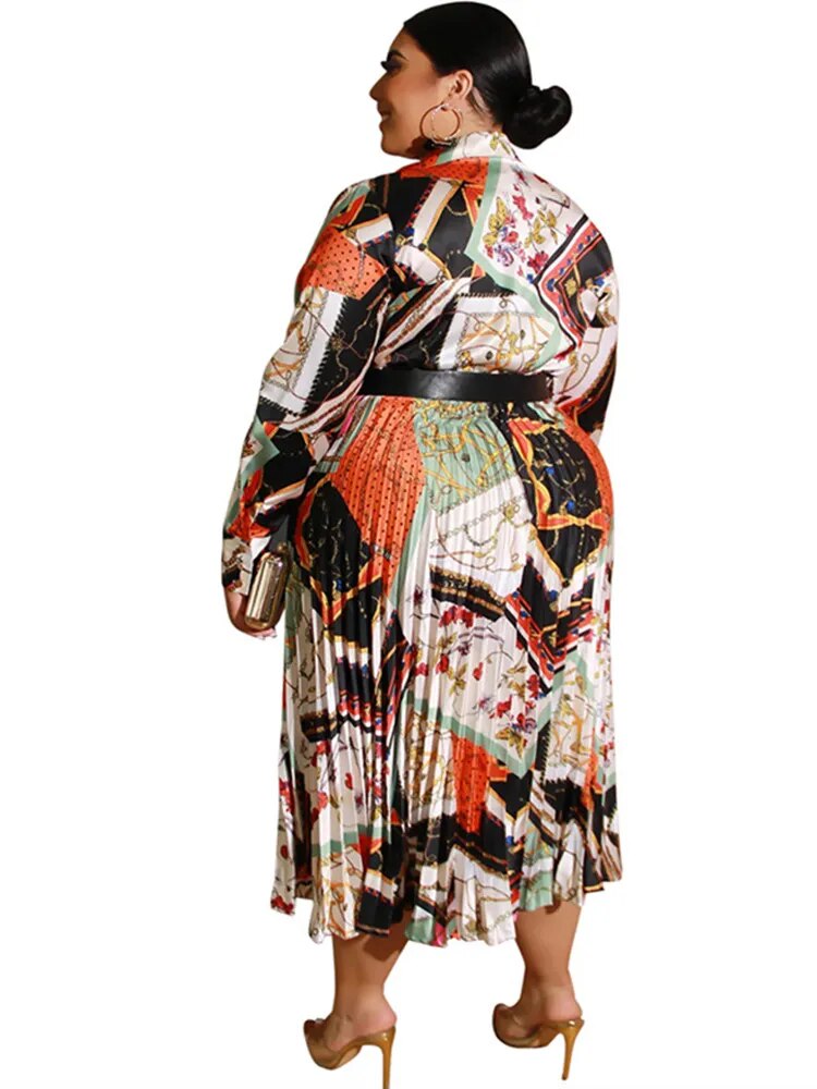 StreetPat African Maxi Dress with Vintage Belt - Premium Women's Clothing from 5th & Barnett Creative Fashions - Just $29.99! Shop now at 5th & Barnett Online Boutique 