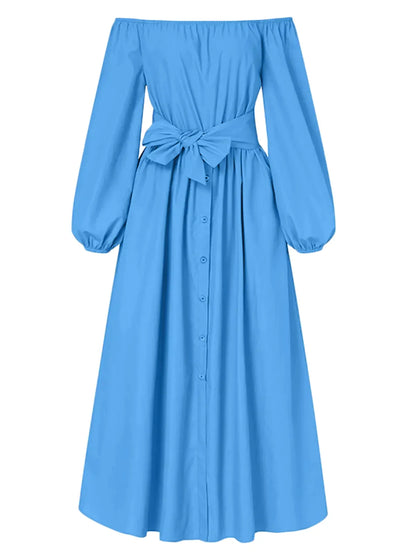 Womens Belted Bohemian Sundress - Premium Women's Clothing from 5th & Barnett Creative Fashions - Just $21.99! Shop now at 5th & Barnett Online Boutique 