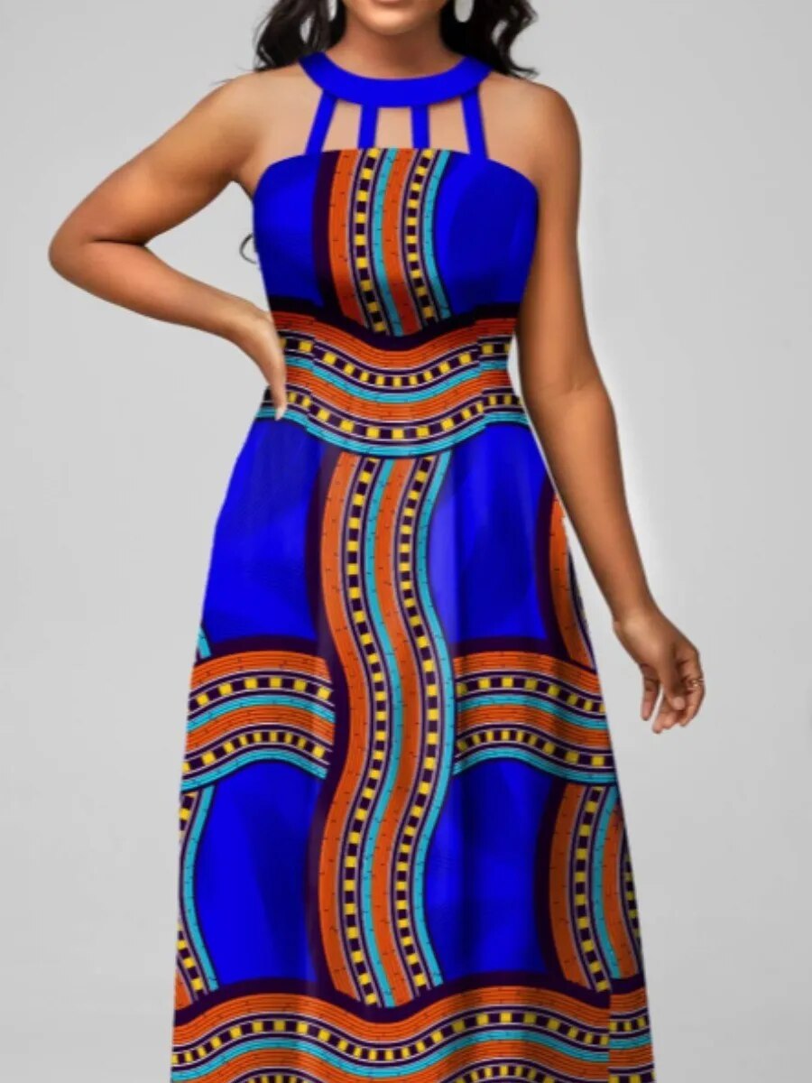 Boho Tribal Geometric Print Dress - Premium Women's Clothing from 5th & Barnett Creative Fashions - Just $26.99! Shop now at 5th & Barnett Online Boutique 