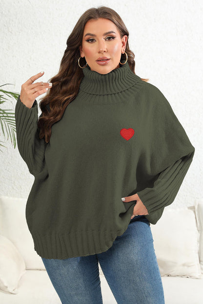 Plus Size Turtle Neck Long Sleeve Sweater - Premium Women's Clothing from 5th & Barnett Creative Fashions - Just $42.99! Shop now at 5th & Barnett Creative Fashions 